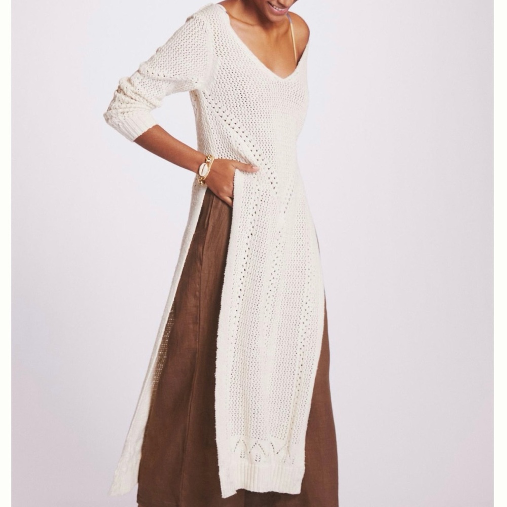 Anthropologie Knit Maxi Sweater